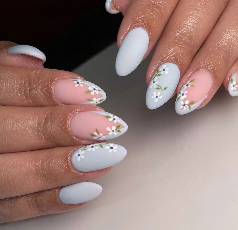 Dip powder manicure, pedicure, Elysian Nails Lash Quincy MA